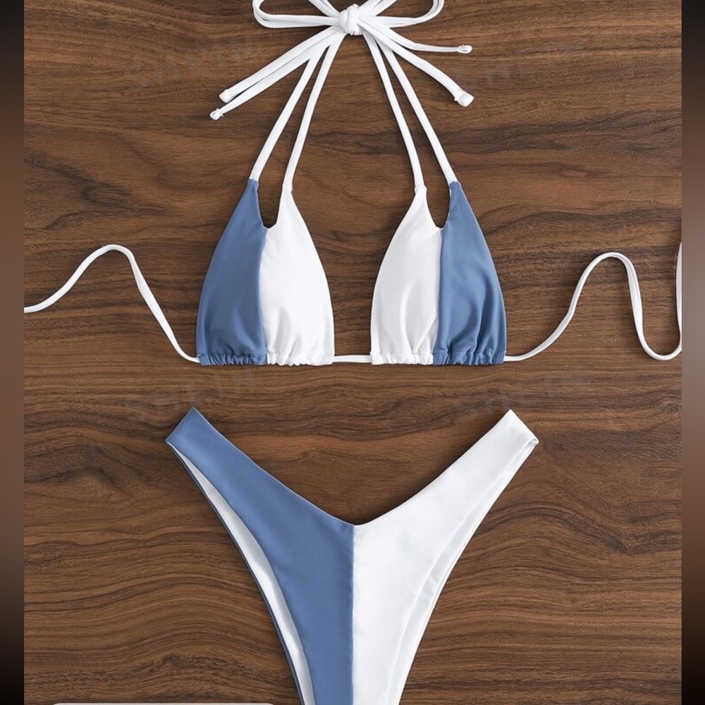 NWT Colorblock Bikini - Picture 5 of 6